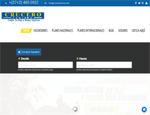 Tablet Screenshot of cruceroturismo.net